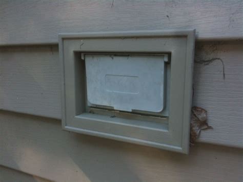 access the electrical box after vinyl siding installed|vinyl siding electrical box mount.